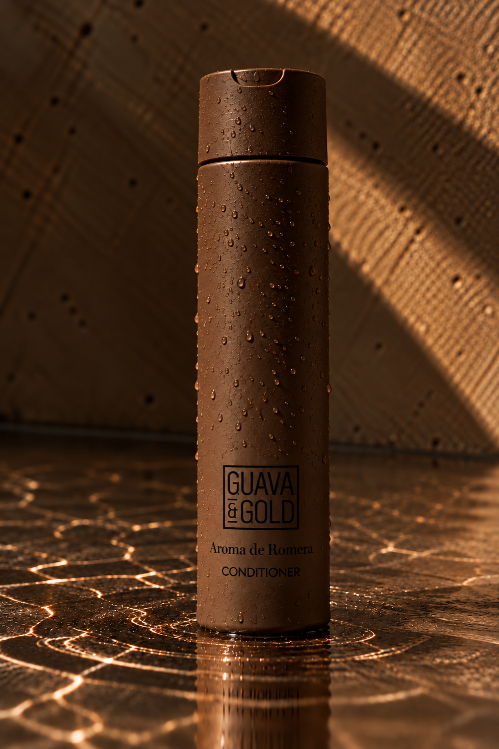 Guava & Gold Romera Conditioner in golden water